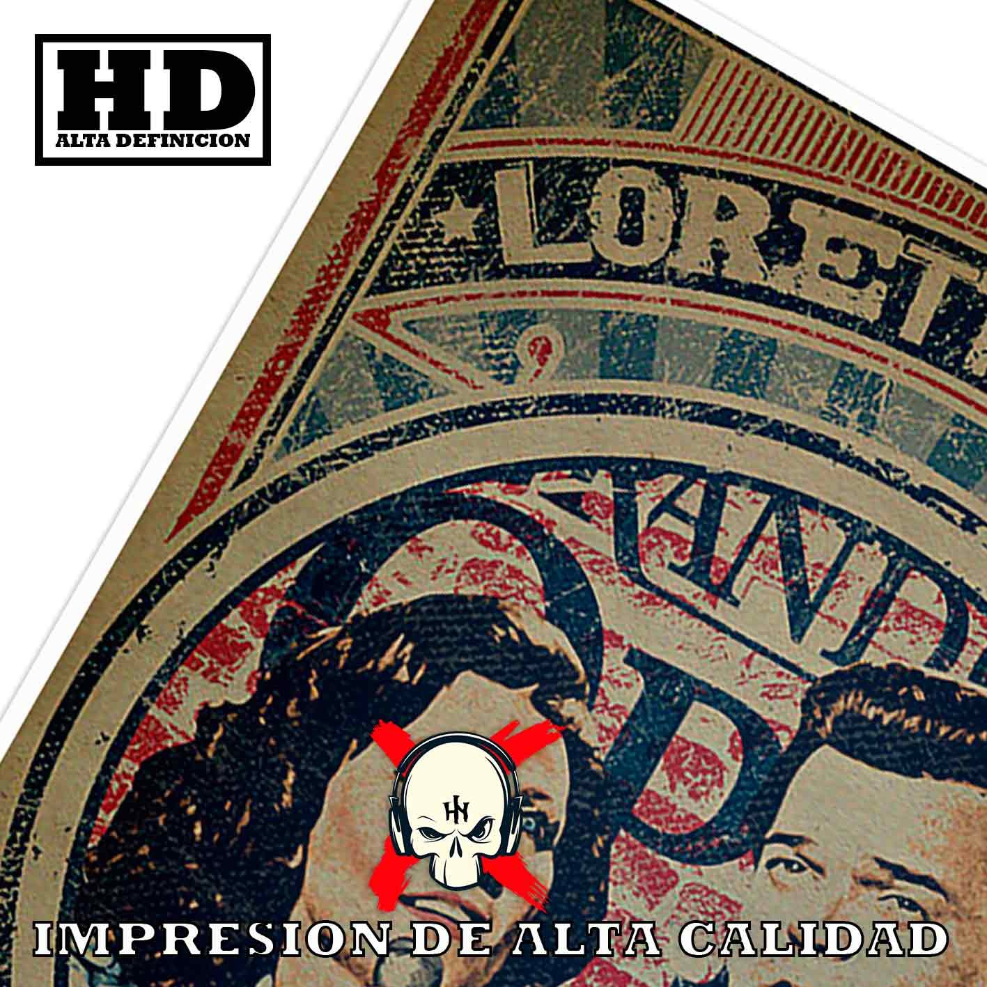 Hanna Poster Castle Rock de Historia Nuestra, Conway Twitty & Loretta Lynn-El Póster Personalizado, Historia Nuestra