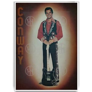 Póster, Poster Conway Twitty, Poster FolkPosters Historia Nuestra, Póster Música | Historia Nuestra