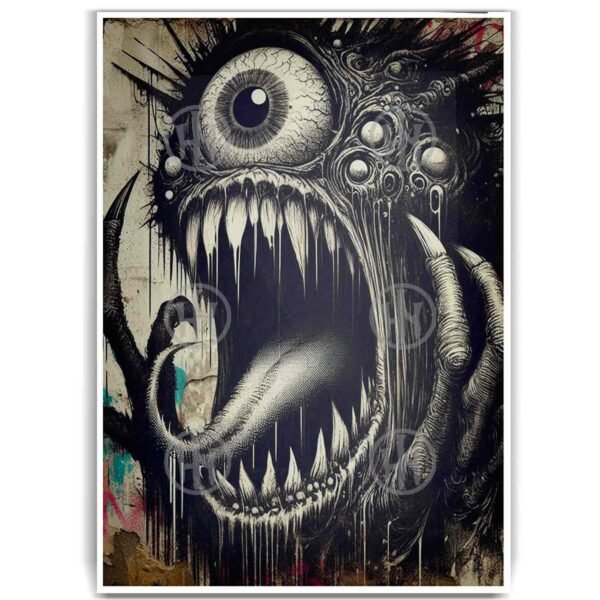 Criatura Tatuajes Street Art Poster de Historia Nuest, Criatura-El Póster Personalizado, Historia Nuestra