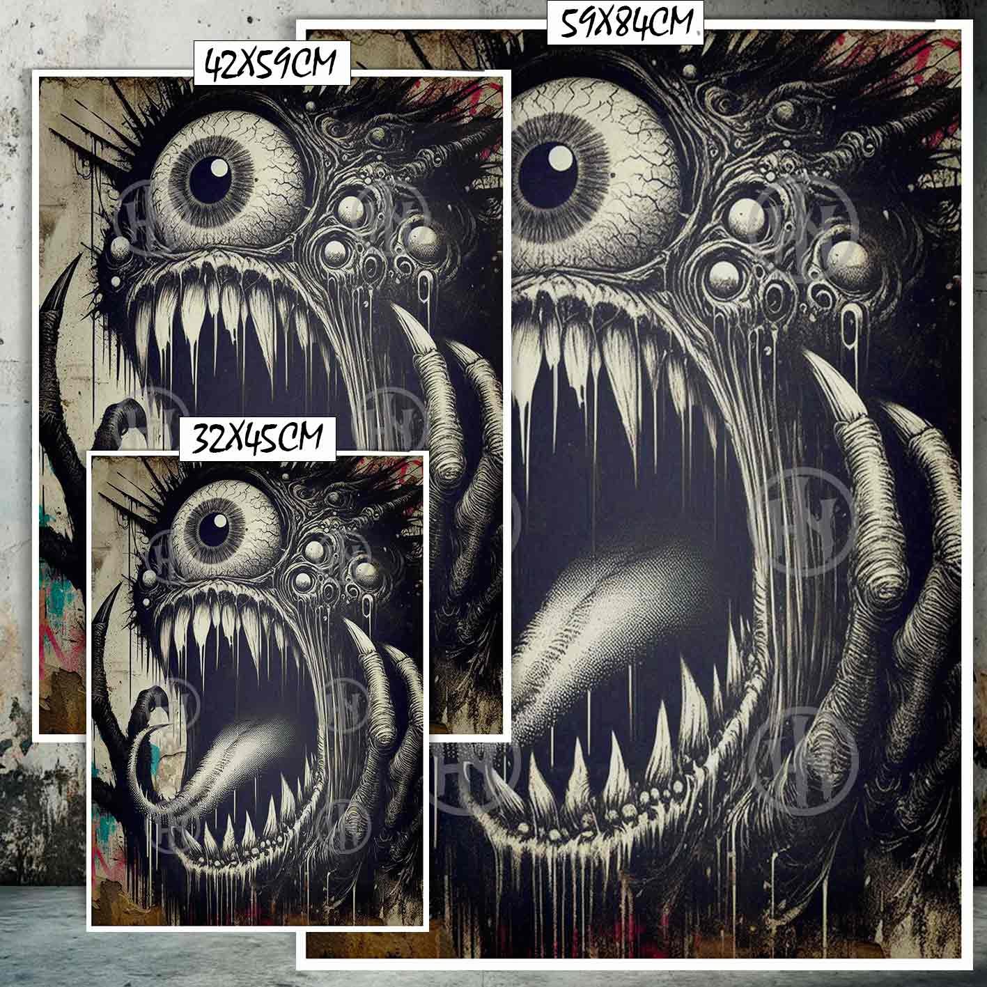 Criatura Tatuajes Street Art Poster de Historia Nuest, Criatura-El Póster Personalizado, Historia Nuestra