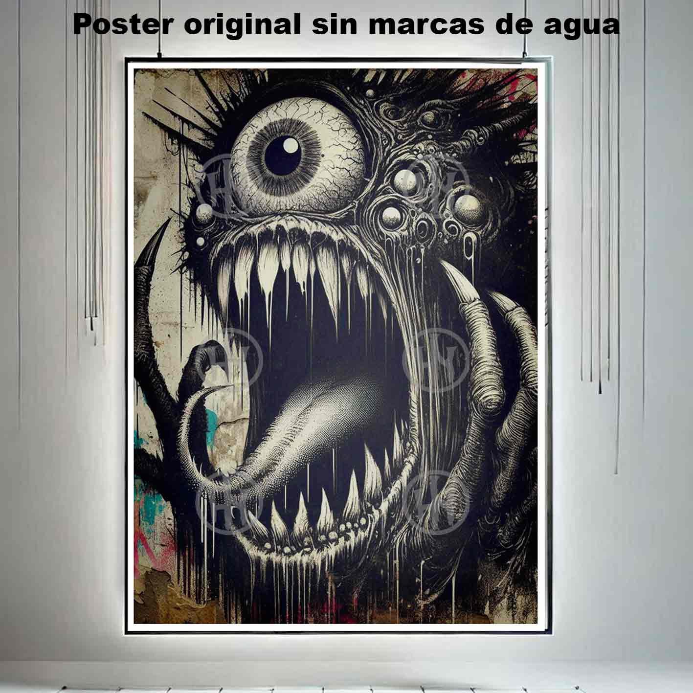 Criatura Tatuajes Street Art Poster de Historia Nuest, Criatura-El Póster Personalizado, Historia Nuestra