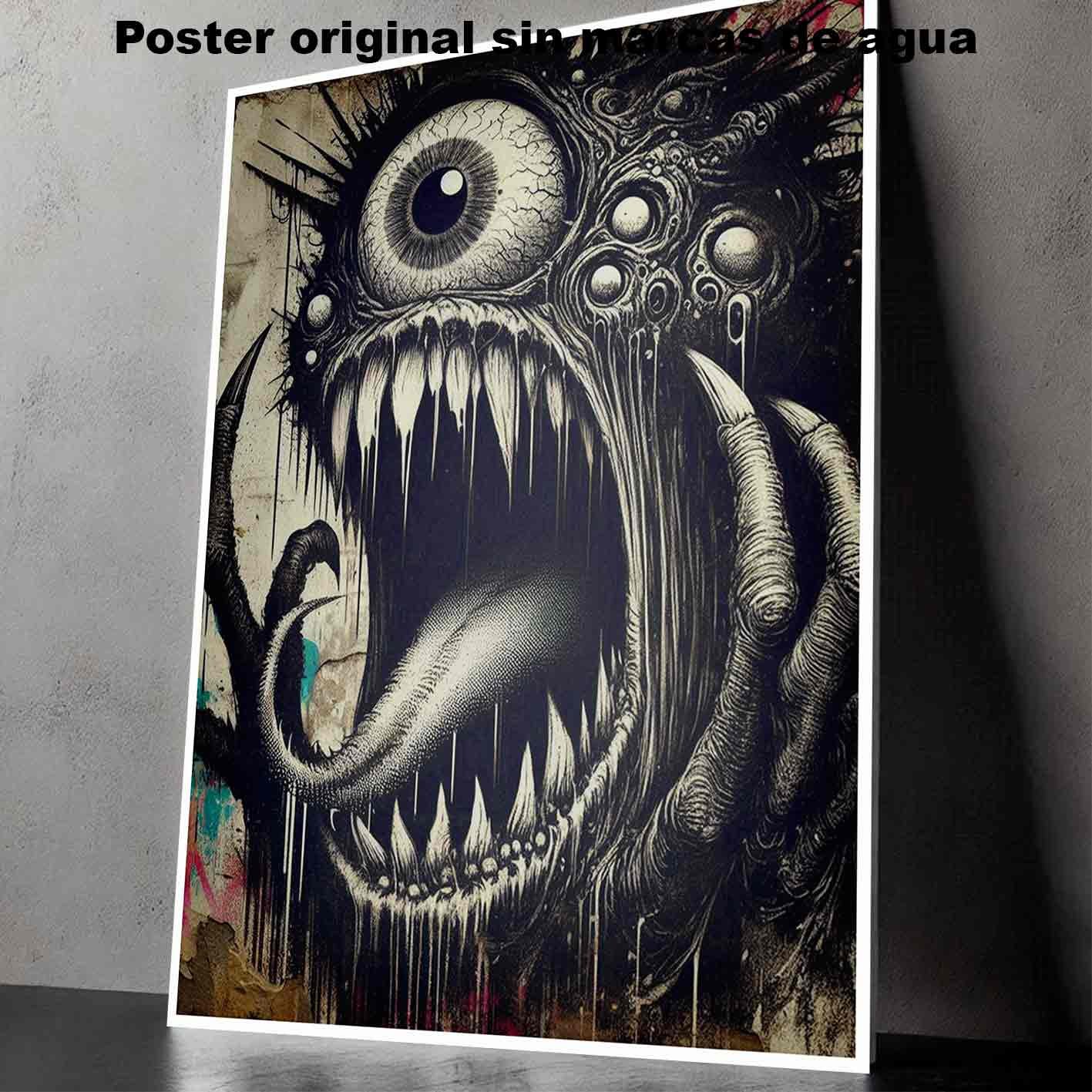 Criatura Tatuajes Street Art Poster de Historia Nuest, Criatura-El Póster Personalizado, Historia Nuestra