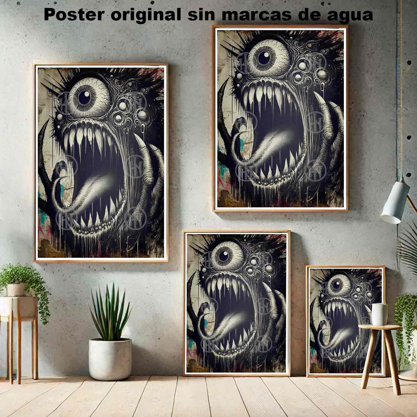 Criatura Tatuajes Street Art Poster de Historia Nuest, Criatura-El Póster Personalizado, Historia Nuestra