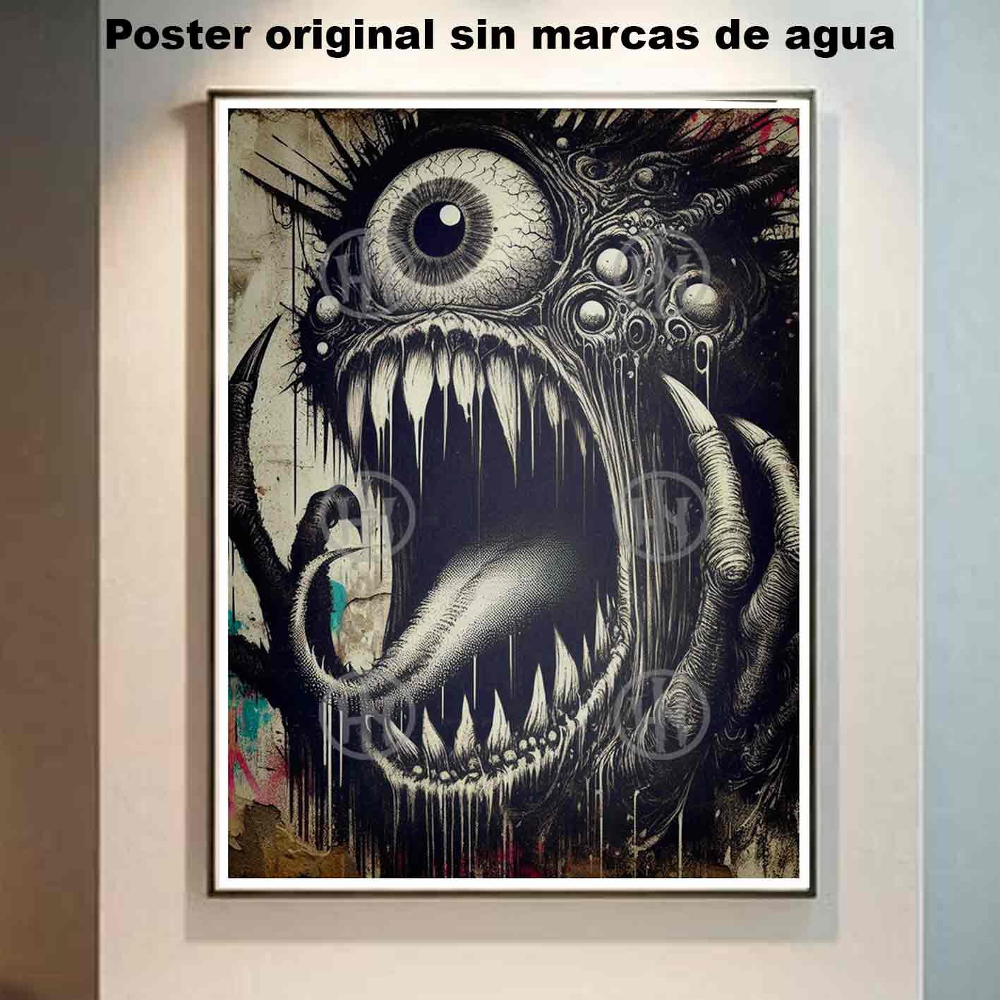 Criatura Tatuajes Street Art Poster de Historia Nuest, Criatura-El Póster Personalizado, Historia Nuestra