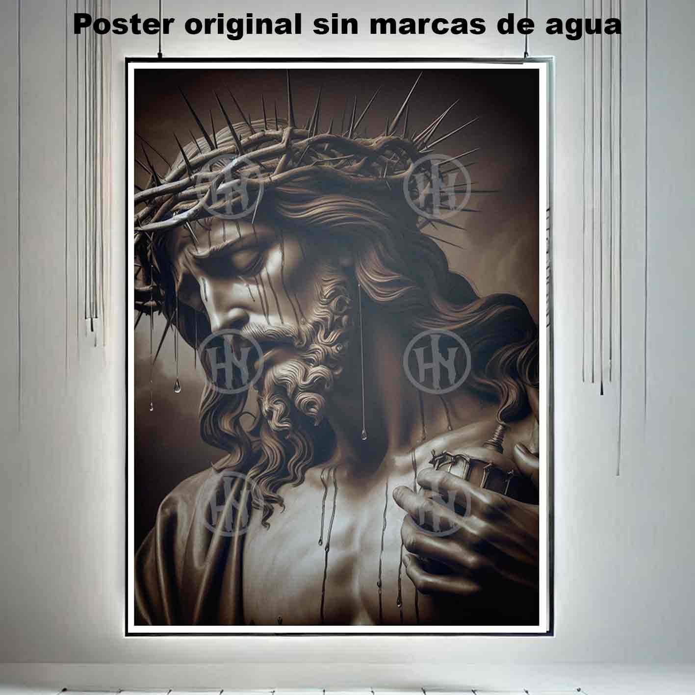 Cristo Tatuajes Estilos Poster de Historia Nuestra, Cristo-El Póster Personalizado, Historia Nuestra