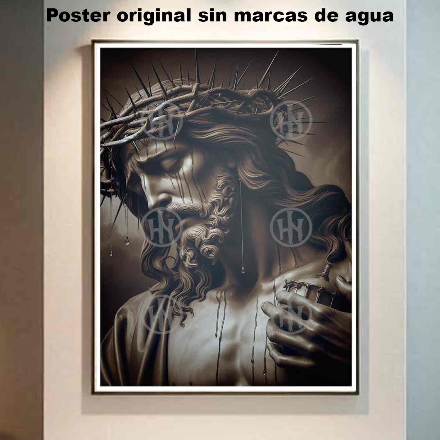 Cristo Tatuajes Estilos Poster de Historia Nuestra, Cristo-El Póster Personalizado, Historia Nuestra