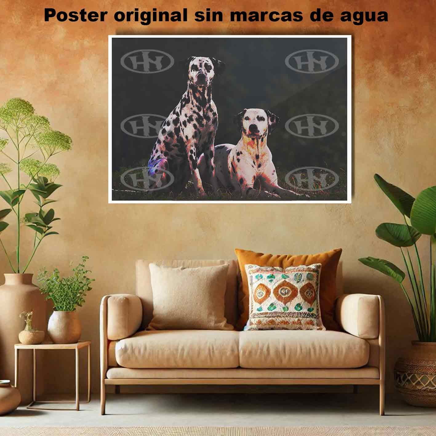 Dalmata Animales Mascotas, Dalmata-El Póster Personalizado, Historia Nuestra