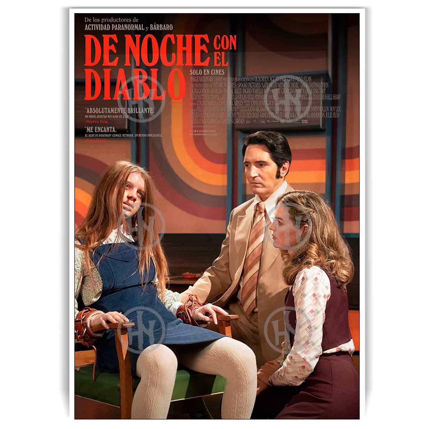 Póster, Póster Cine, Poster De noche con el diablo, Poster TerrorPosters Historia Nuestra | Historia Nuestra