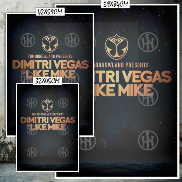 Hanna Poster Castle Rock de Historia Nuestra, Dimitri Vegas-El Póster Personalizado, Historia Nuestra