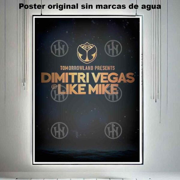 Hanna Poster Castle Rock de Historia Nuestra, Dimitri Vegas-El Póster Personalizado, Historia Nuestra