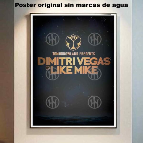 Hanna Poster Castle Rock de Historia Nuestra, Dimitri Vegas-El Póster Personalizado, Historia Nuestra