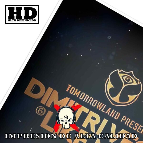 Hanna Poster Castle Rock de Historia Nuestra, Dimitri Vegas-El Póster Personalizado, Historia Nuestra