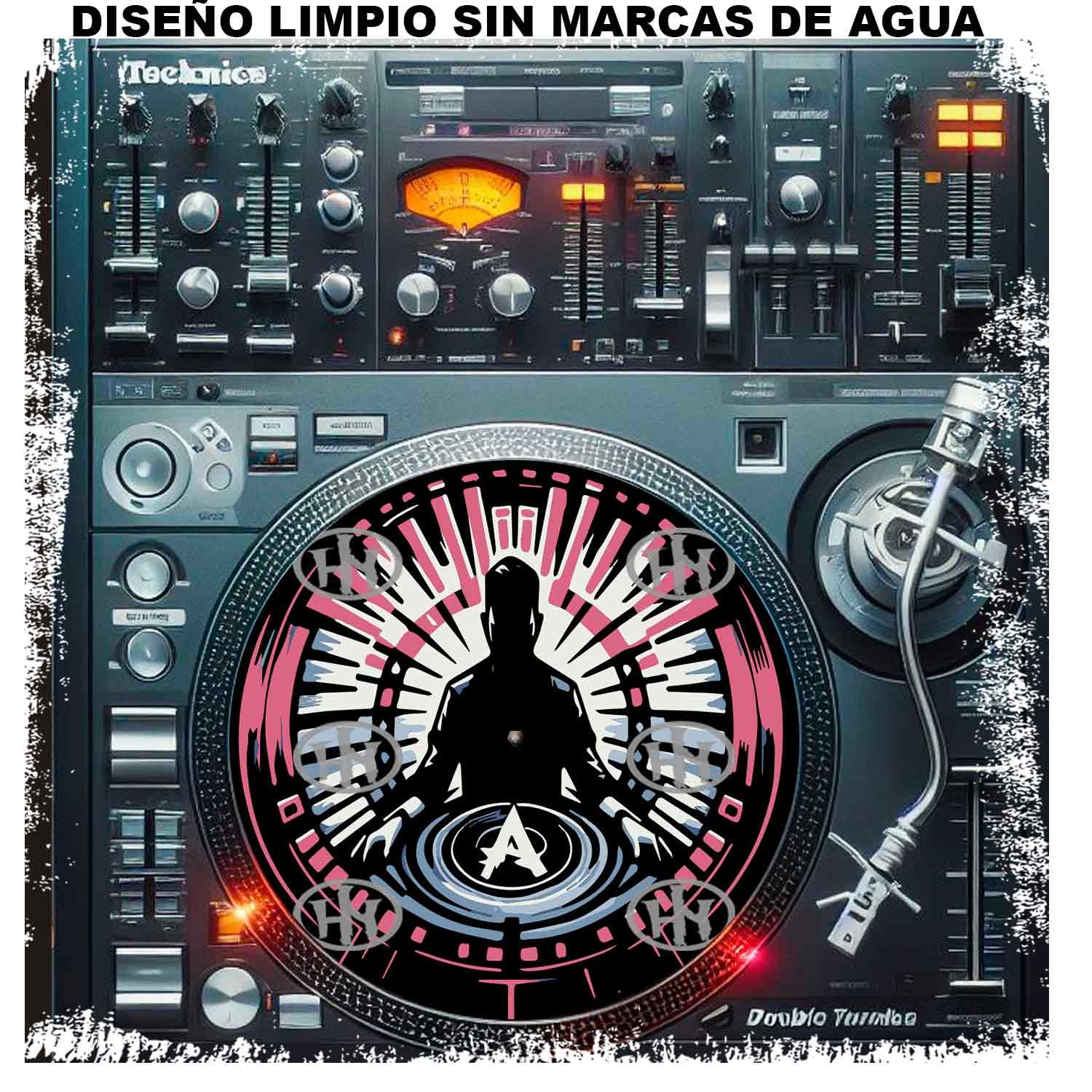 Dj Aivici Musica colores, Dj Aivici-2 slipmat personalizado, Historia Nuestra