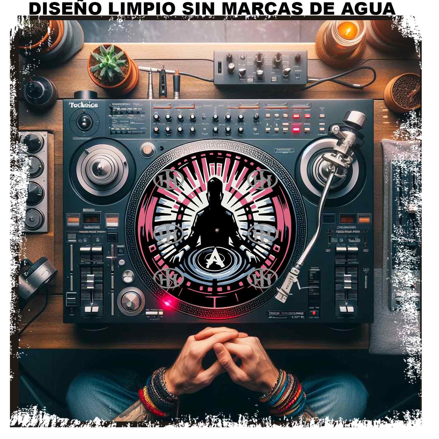 Dj Aivici Musica colores, Dj Aivici-2 slipmat personalizado, Historia Nuestra