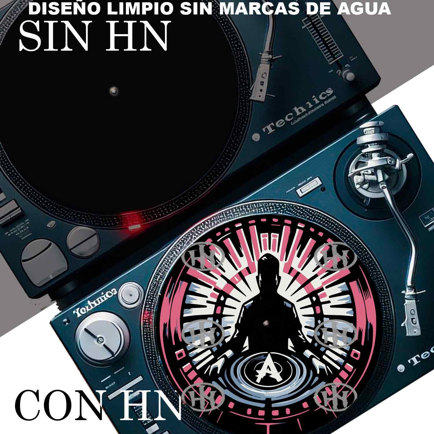 Dj Aivici Musica colores, Dj Aivici-2 slipmat personalizado, Historia Nuestra