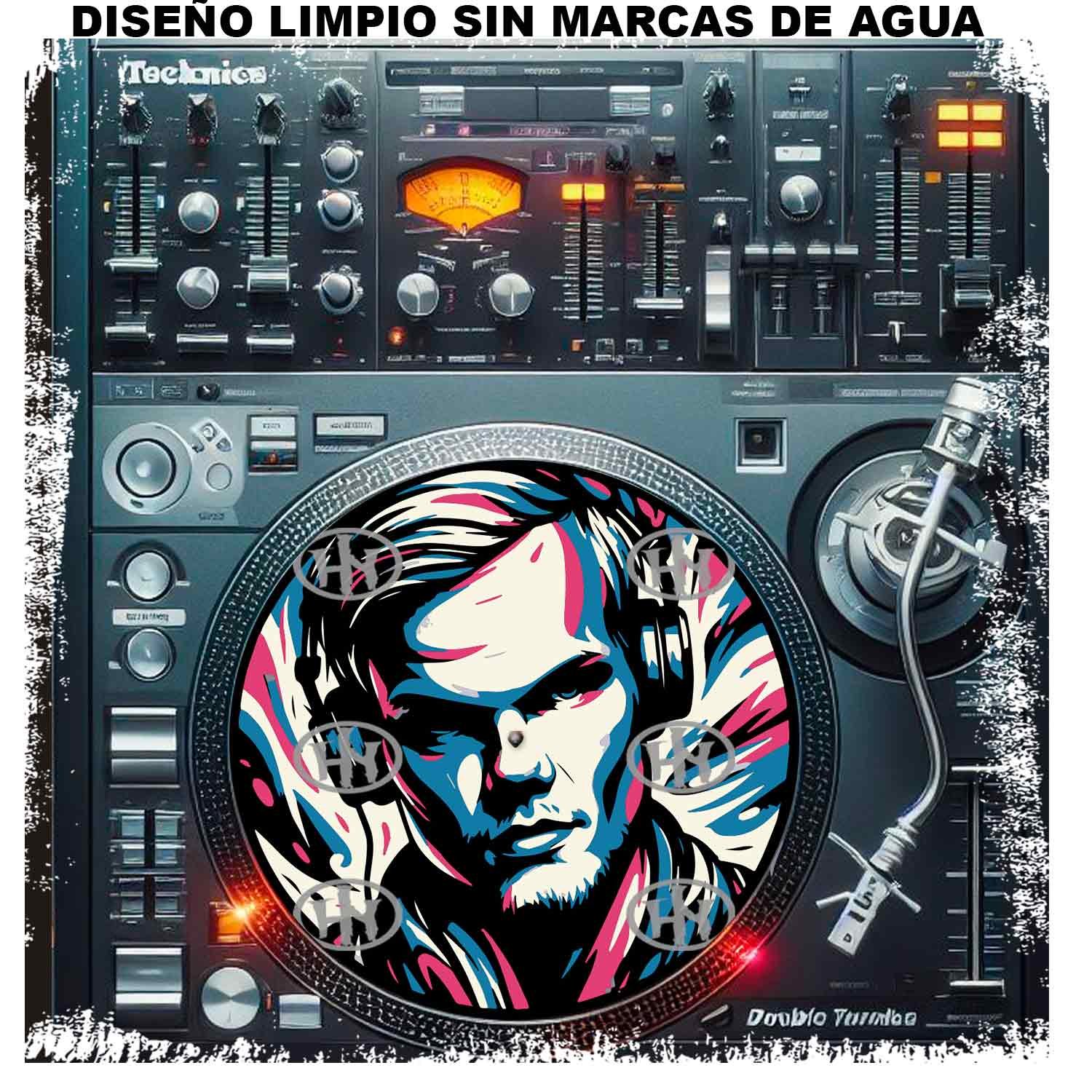 Dj Aivici Musica colores, Dj Aivici-3 slipmat personalizado, Historia Nuestra