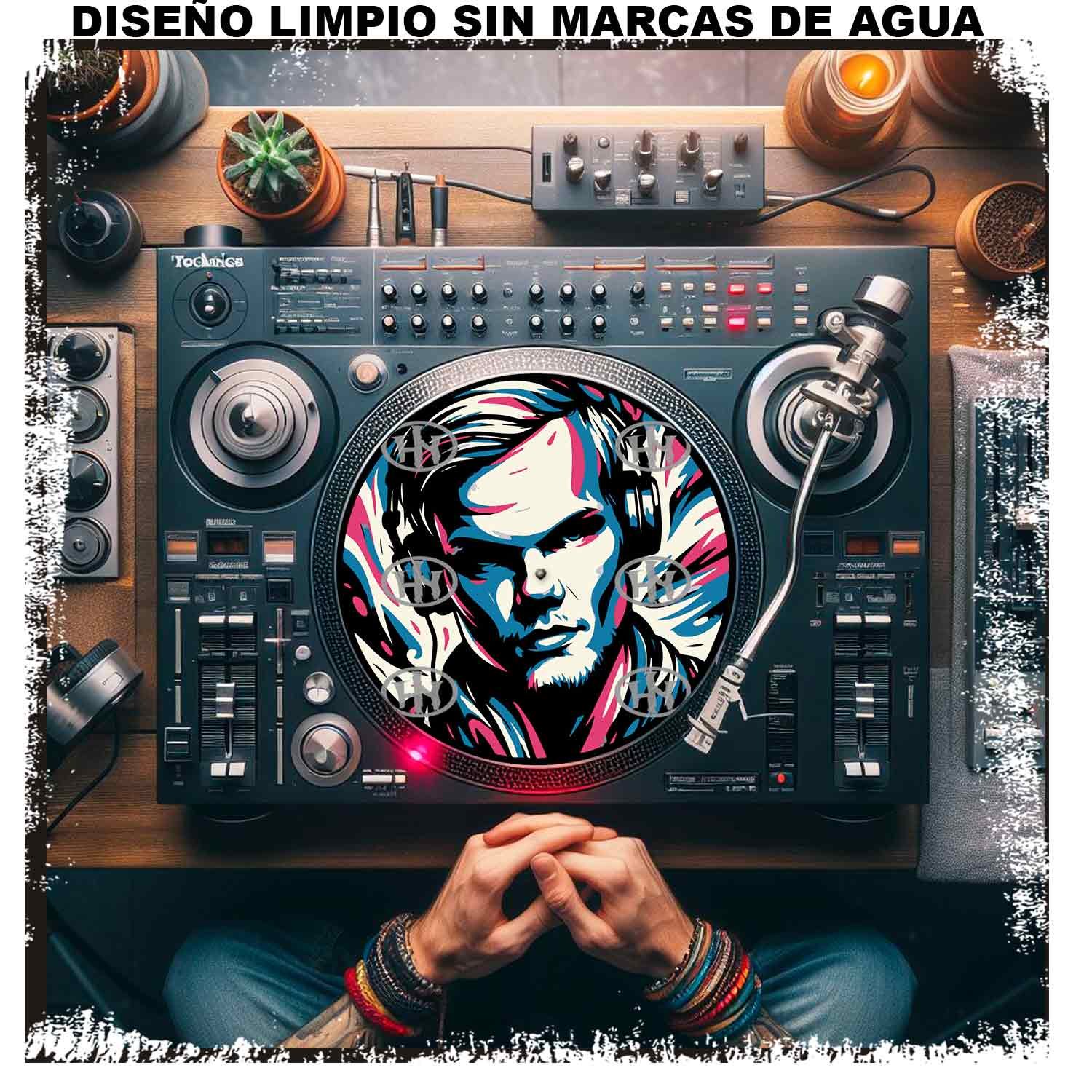 Dj Aivici Musica colores, Dj Aivici-3 slipmat personalizado, Historia Nuestra