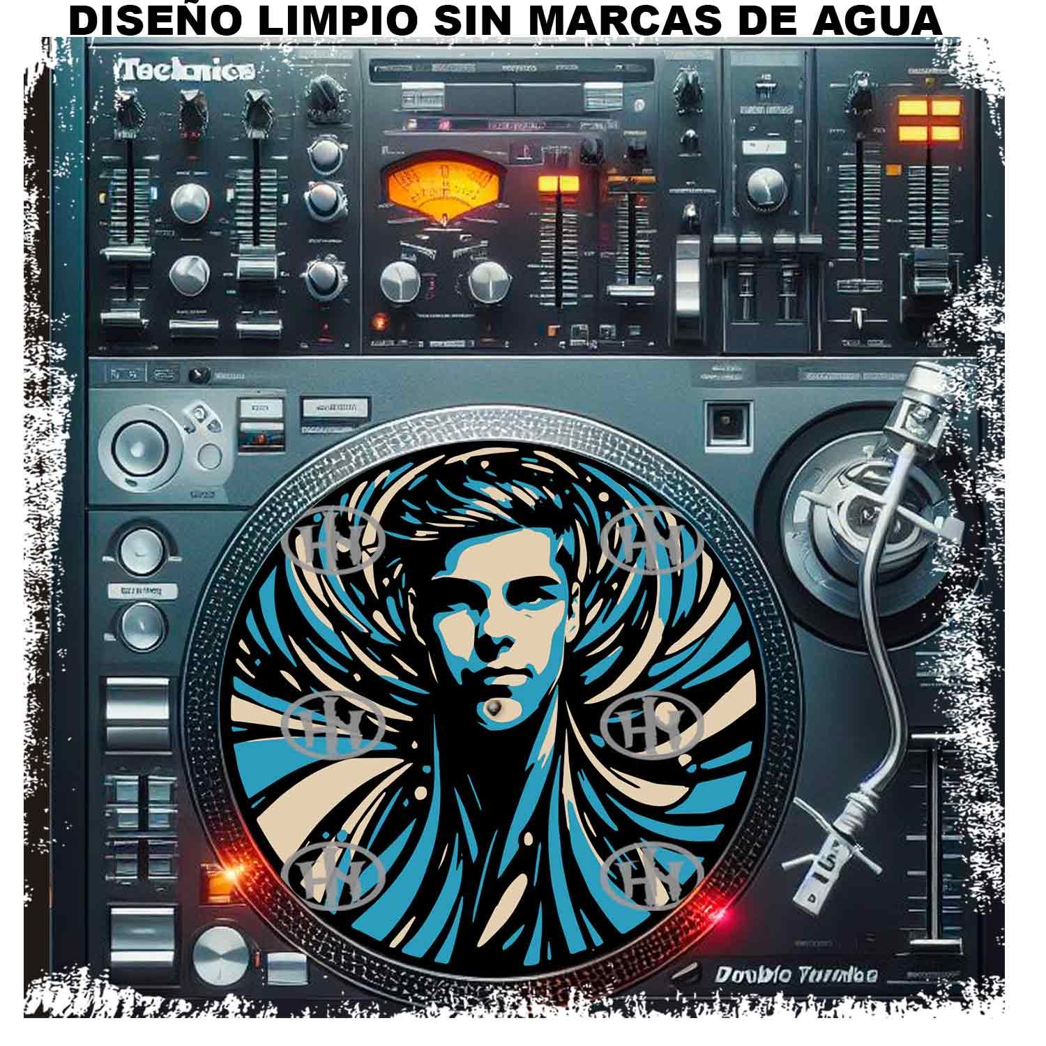 Dj Aivici Musica colores, Dj Aivici-5 slipmat personalizado, Historia Nuestra