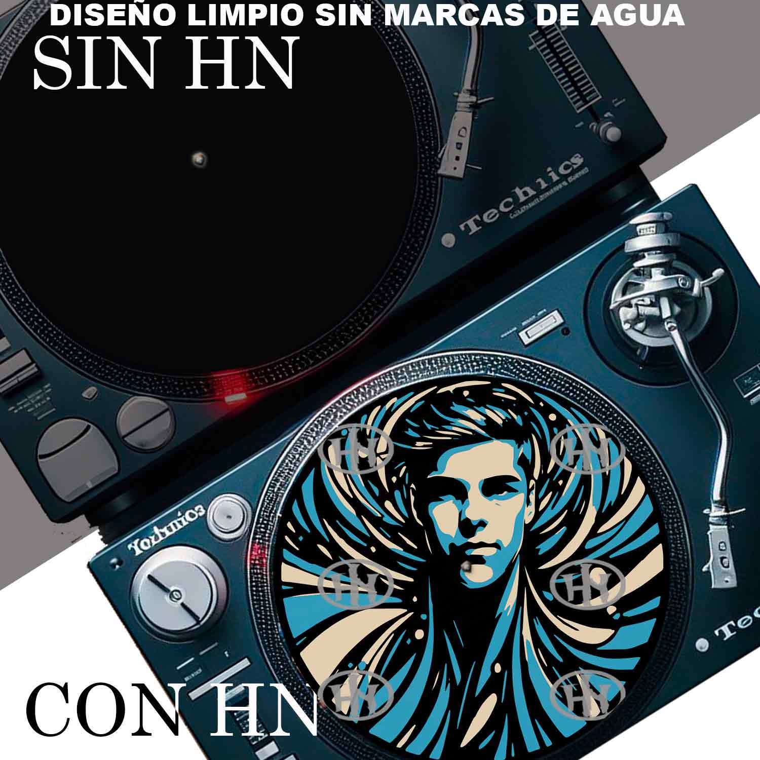 Dj Aivici Musica colores, Dj Aivici-5 slipmat personalizado, Historia Nuestra
