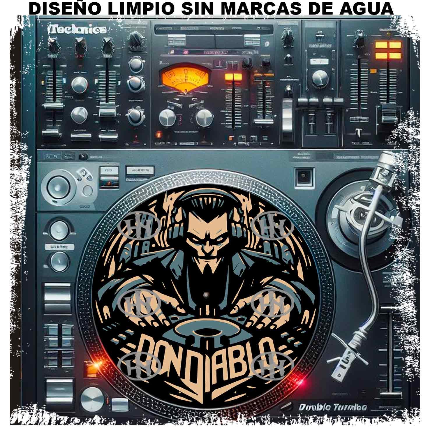 Dj Don Diablo Musica colores, Dj Don Diablo slipmat personalizado, Historia Nuestra