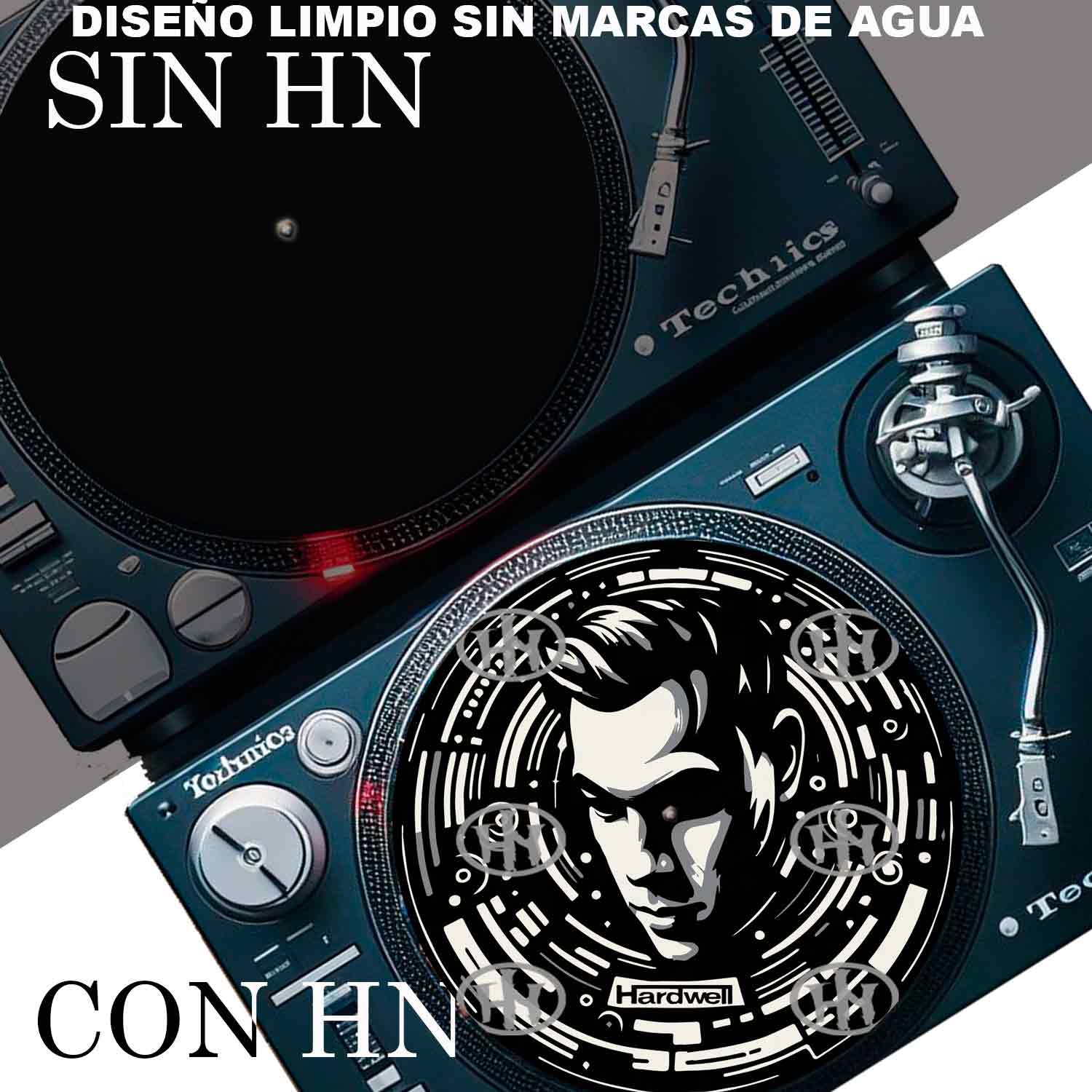 Dj Harwell Musica colores, Dj Harwell-4 slipmat personalizado, Historia Nuestra