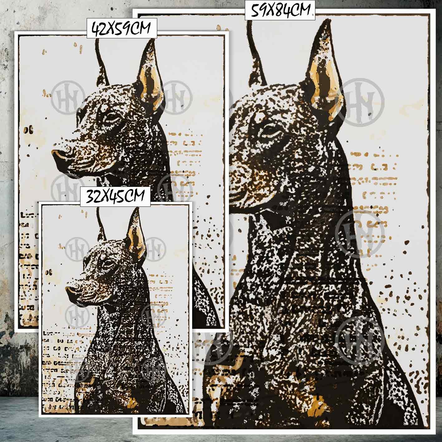 Hanna Poster Castle Rock de Historia Nuestra, Doberman-El Póster Personalizado, Historia Nuestra