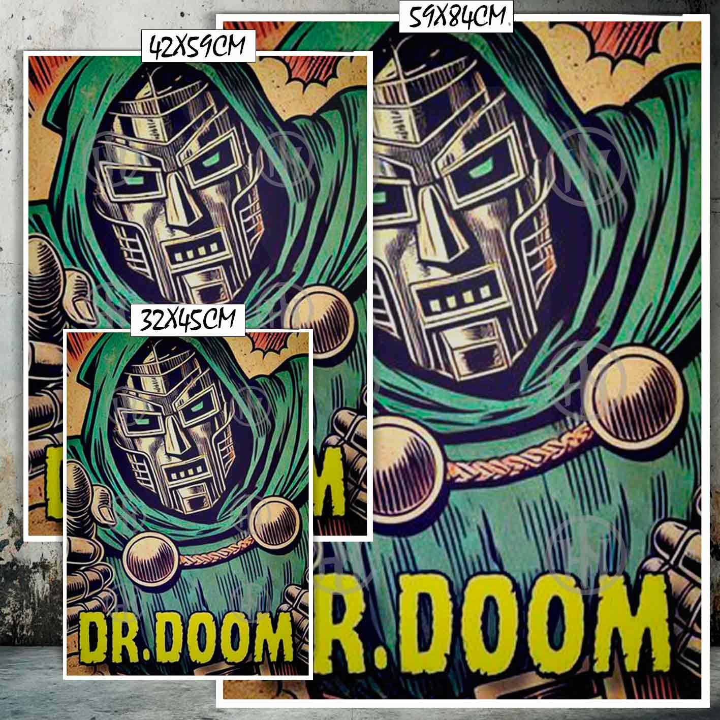 Hanna Poster Castle Rock de Historia Nuestra, Dr Doom-2-El Póster Personalizado, Historia Nuestra