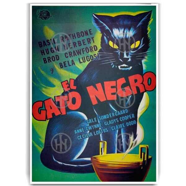 Hanna Poster Castle Rock de Historia Nuestra, El Gato Negro-El Póster Personalizado, Historia Nuestra
