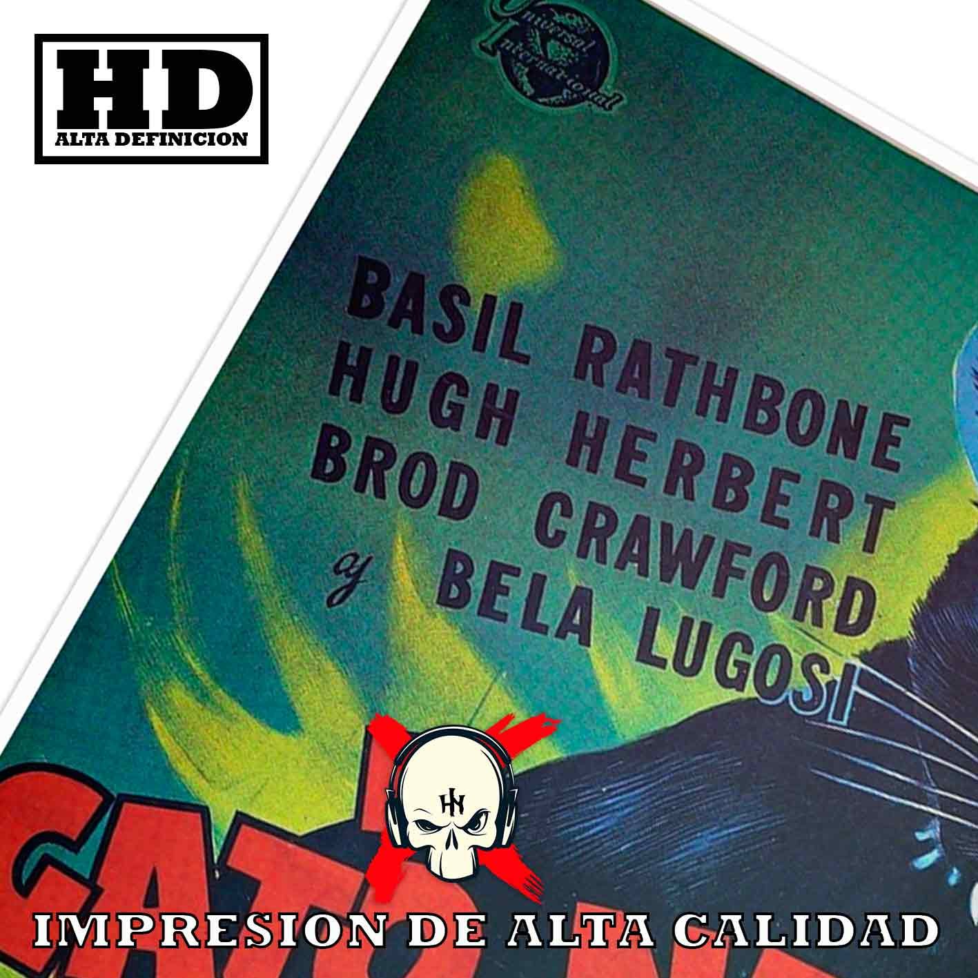 Hanna Poster Castle Rock de Historia Nuestra, El Gato Negro-El Póster Personalizado, Historia Nuestra