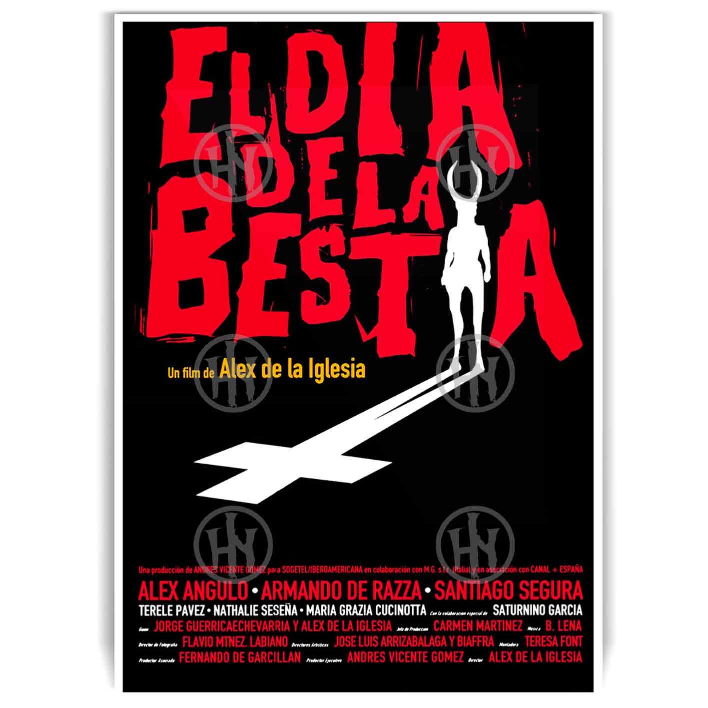 Póster, Póster Cine, Poster El dia de la bestia, Poster TerrorPosters Historia Nuestra | Historia Nuestra