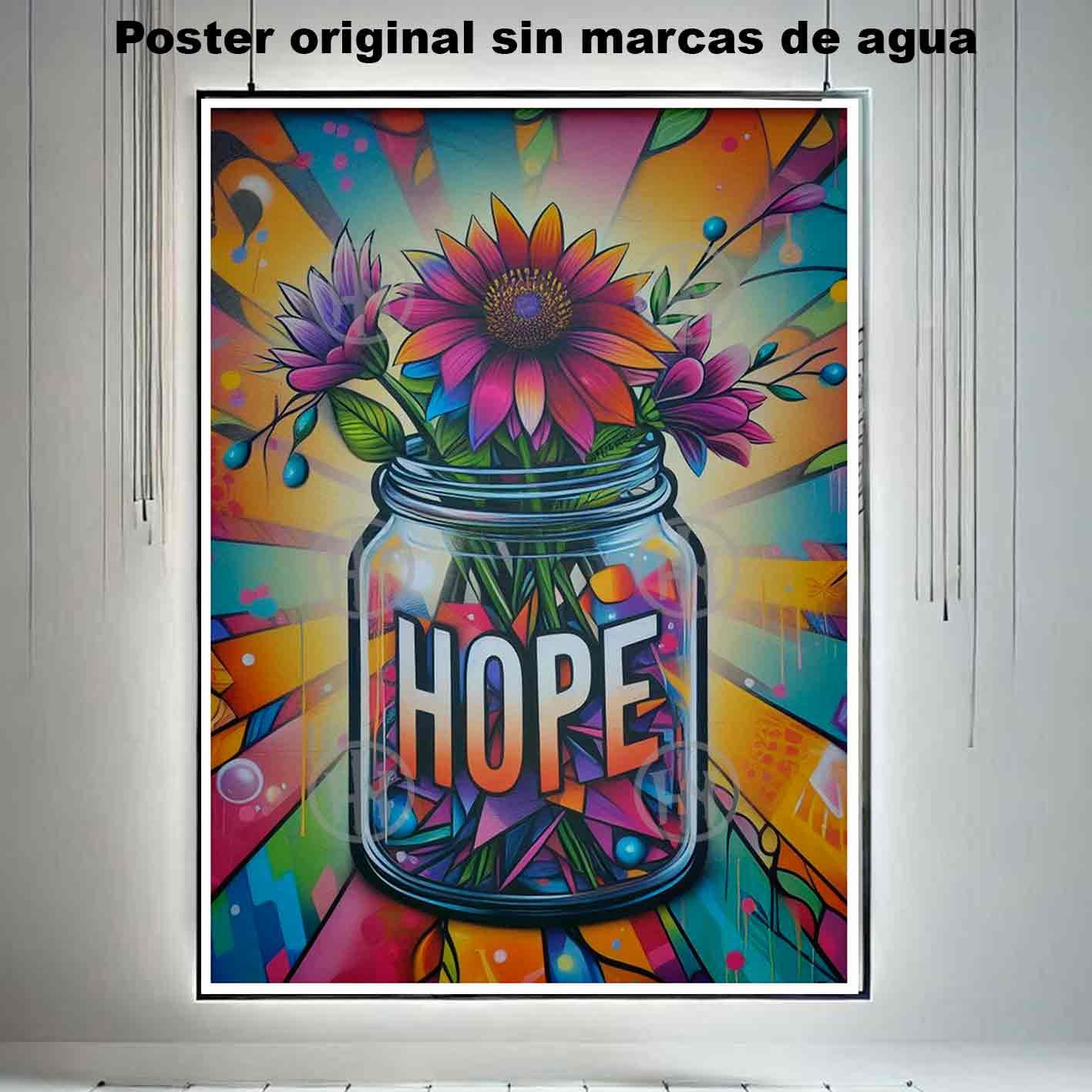 Esperanza Tatuajes Street Art Poster de Historia Nues, Esperanza-El Póster Personalizado, Historia Nuestra