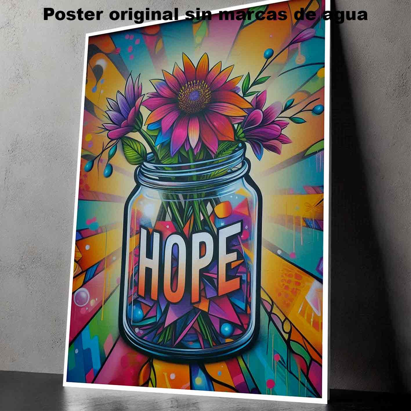 Esperanza Tatuajes Street Art Poster de Historia Nues, Esperanza-El Póster Personalizado, Historia Nuestra