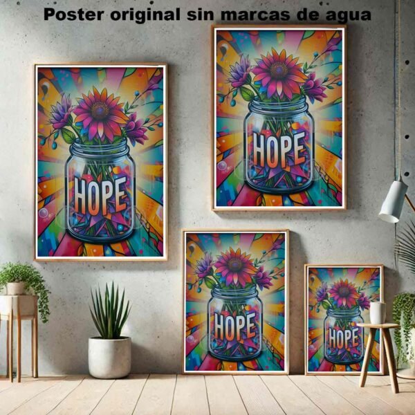 Esperanza Tatuajes Street Art Poster de Historia Nues, Esperanza-El Póster Personalizado, Historia Nuestra