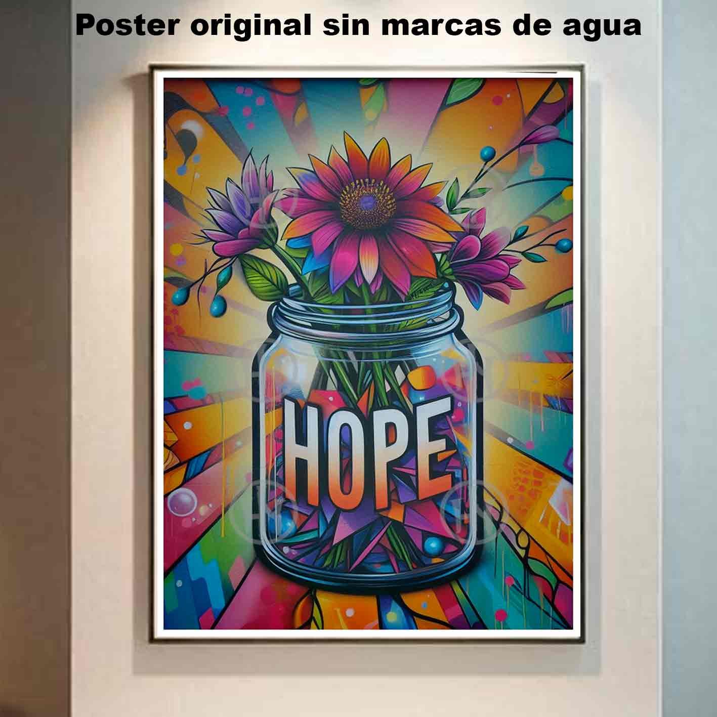 Esperanza Tatuajes Street Art Poster de Historia Nues, Esperanza-El Póster Personalizado, Historia Nuestra