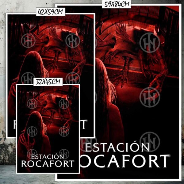 Hanna Poster Castle Rock de Historia Nuestra, Estacion rocafort-El Póster Personalizado, Historia Nuestra