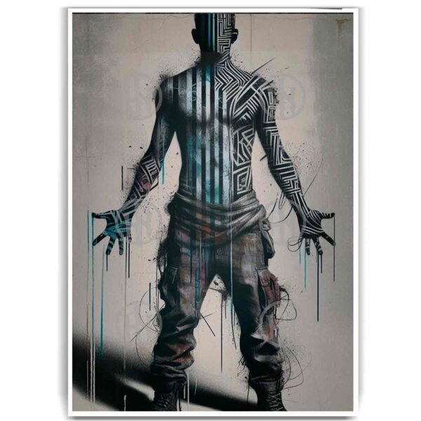 Figura Tatuajes Street Art Poster de Historia Nuestra, Figura-El Póster Personalizado, Historia Nuestra
