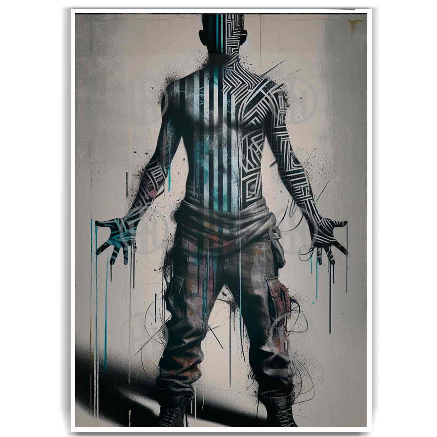 Póster, Póster Figura, Póster Historia Nuestra, Póster Street Art, Póster Tatuajes | Historia Nuestra