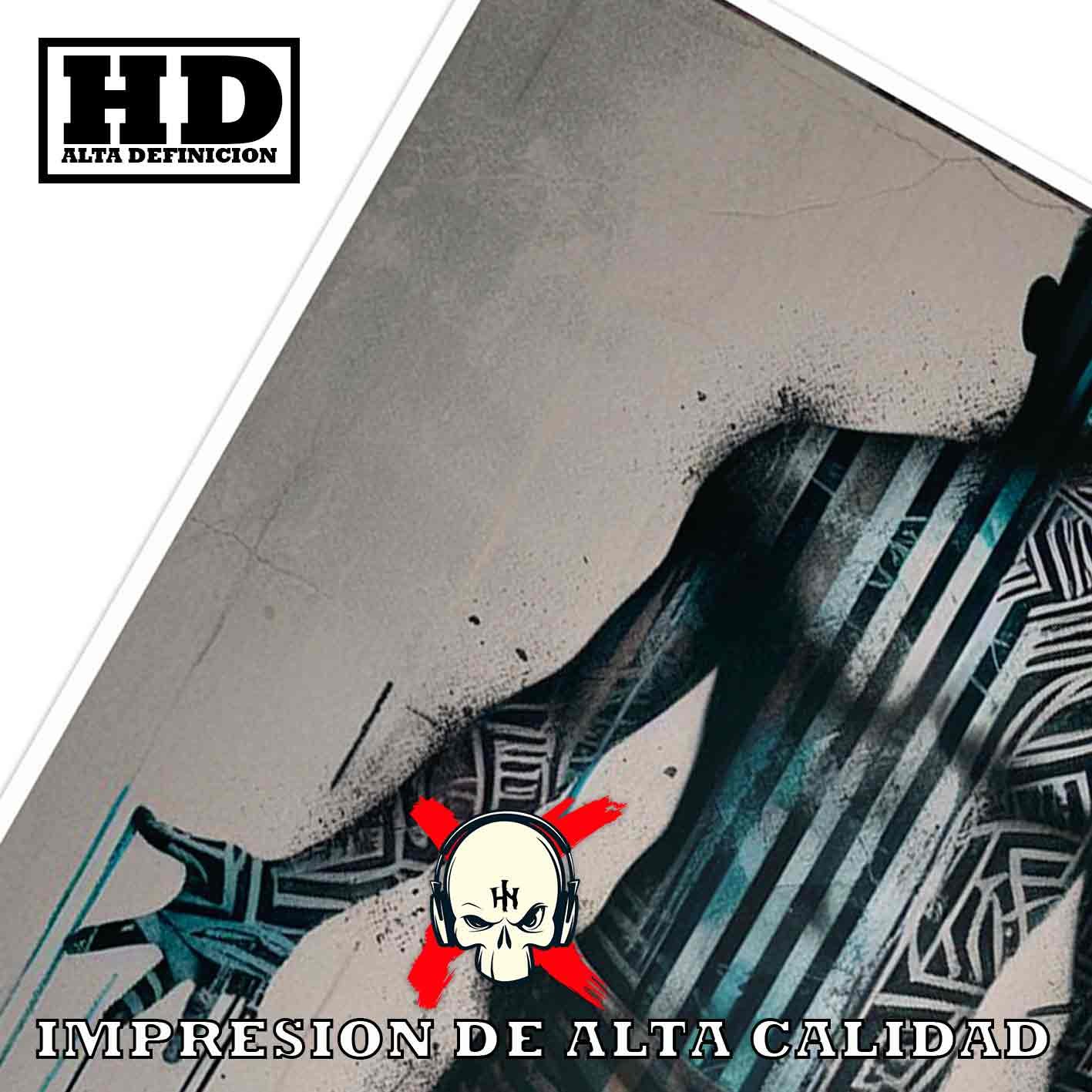 Figura Tatuajes Street Art Poster de Historia Nuestra, Figura-El Póster Personalizado, Historia Nuestra