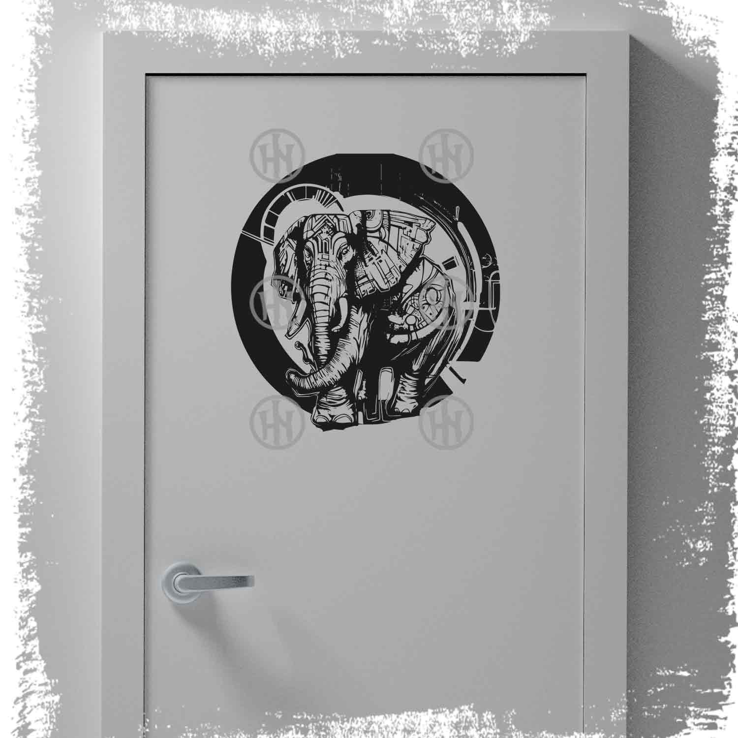 Adhesivo Decorativo, Adhesivo Decorativo para interiores, Adhesivo Decorativo para muebles, Adhesivo Decorativo para paredes, Adhesivo Decorativo para pasillos Ganesha, Adhesivo Decorativo para puertas | Historia Nuestra