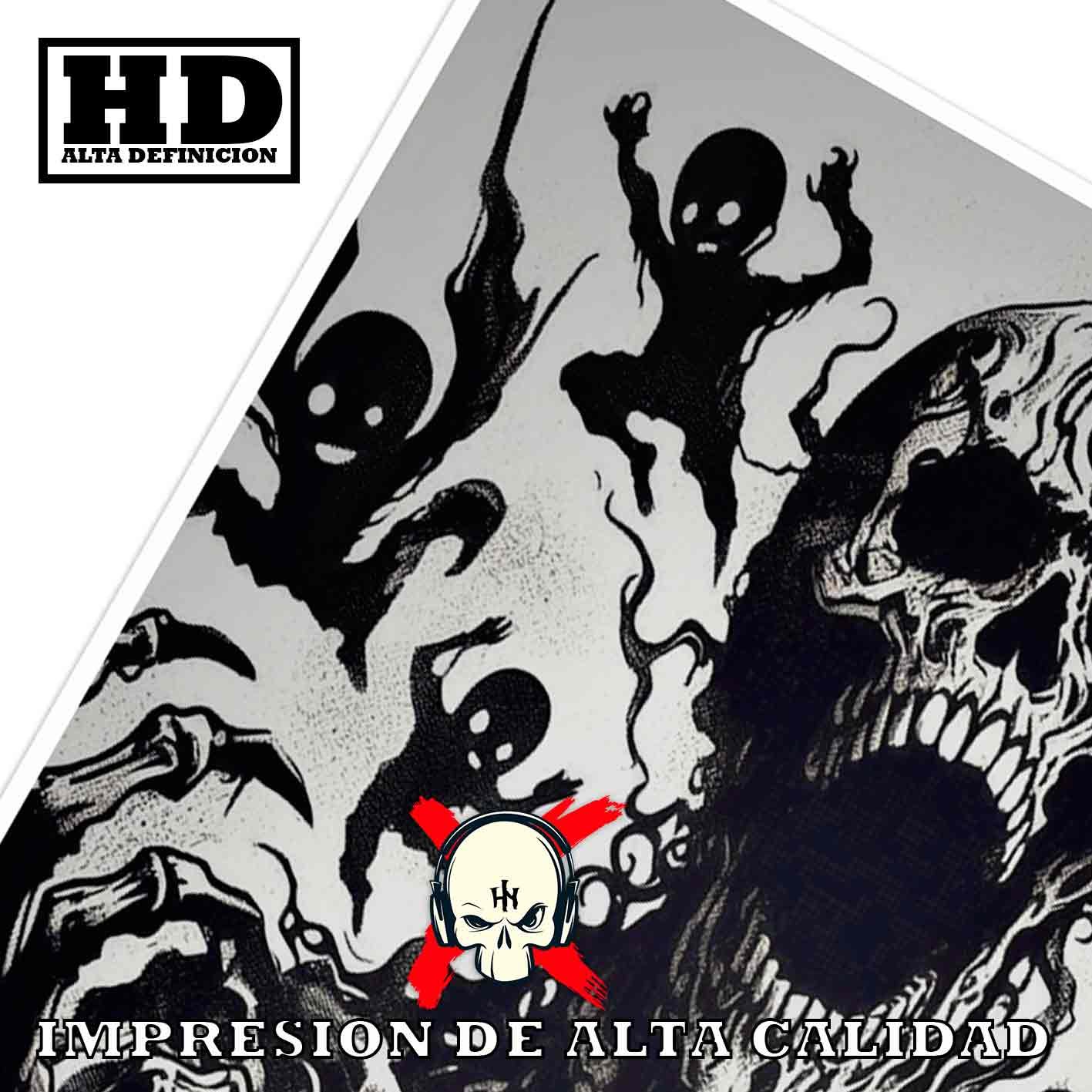 Gashadokuro Tatuajes Estilos Poster de Historia Nuest, Gashadokuro-El Póster Personalizado, Historia Nuestra