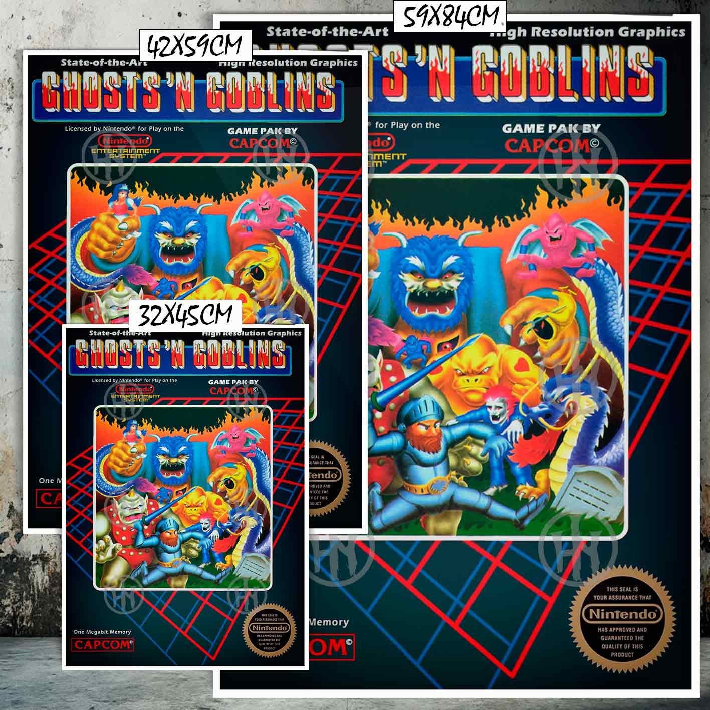 Hanna Poster Castle Rock de Historia Nuestra, Ghosts n Goblins-El Póster Personalizado, Historia Nuestra