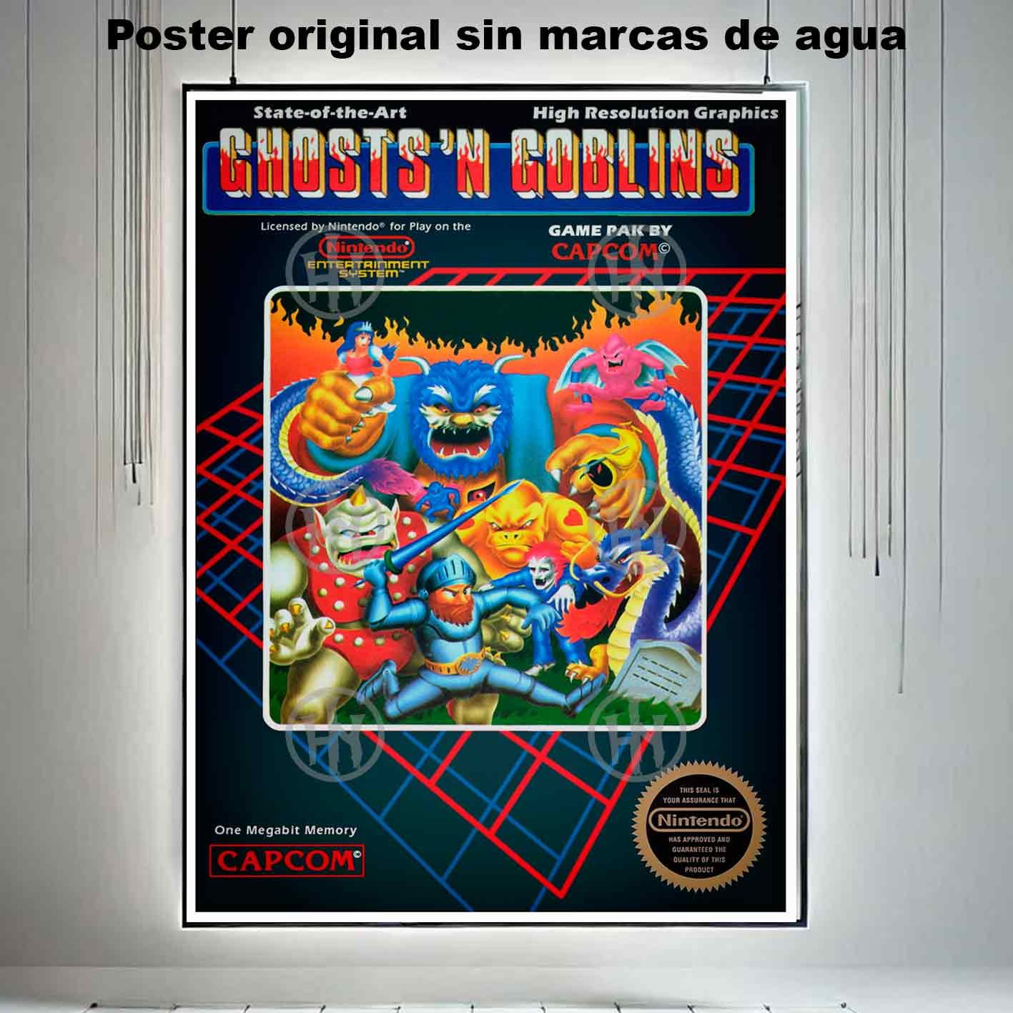 Hanna Poster Castle Rock de Historia Nuestra, Ghosts n Goblins-El Póster Personalizado, Historia Nuestra