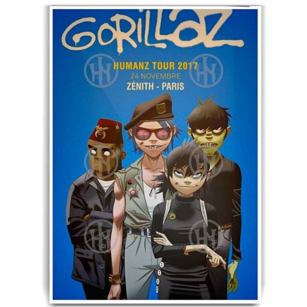 Hanna Poster Castle Rock de Historia Nuestra, Gorillaz-El Póster Personalizado, Historia Nuestra