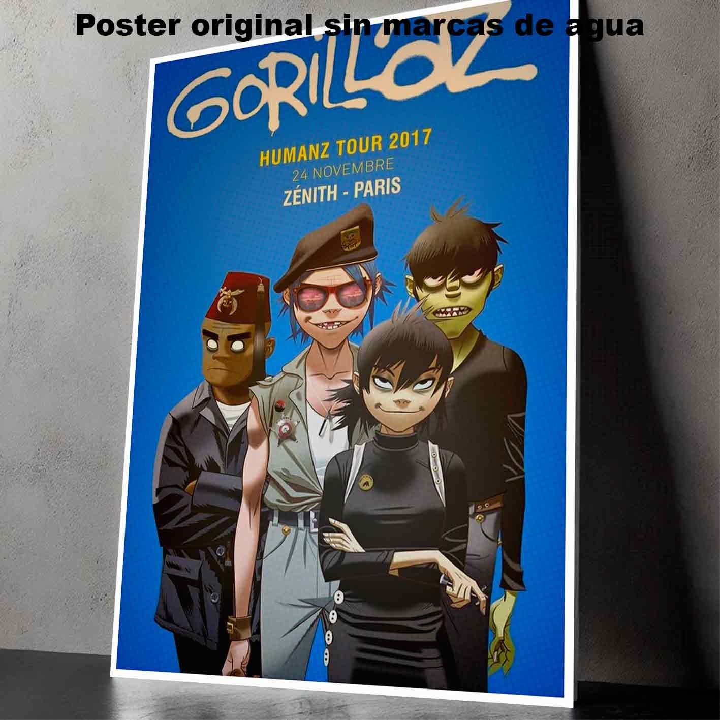 Hanna Poster Castle Rock de Historia Nuestra, Gorillaz-El Póster Personalizado, Historia Nuestra
