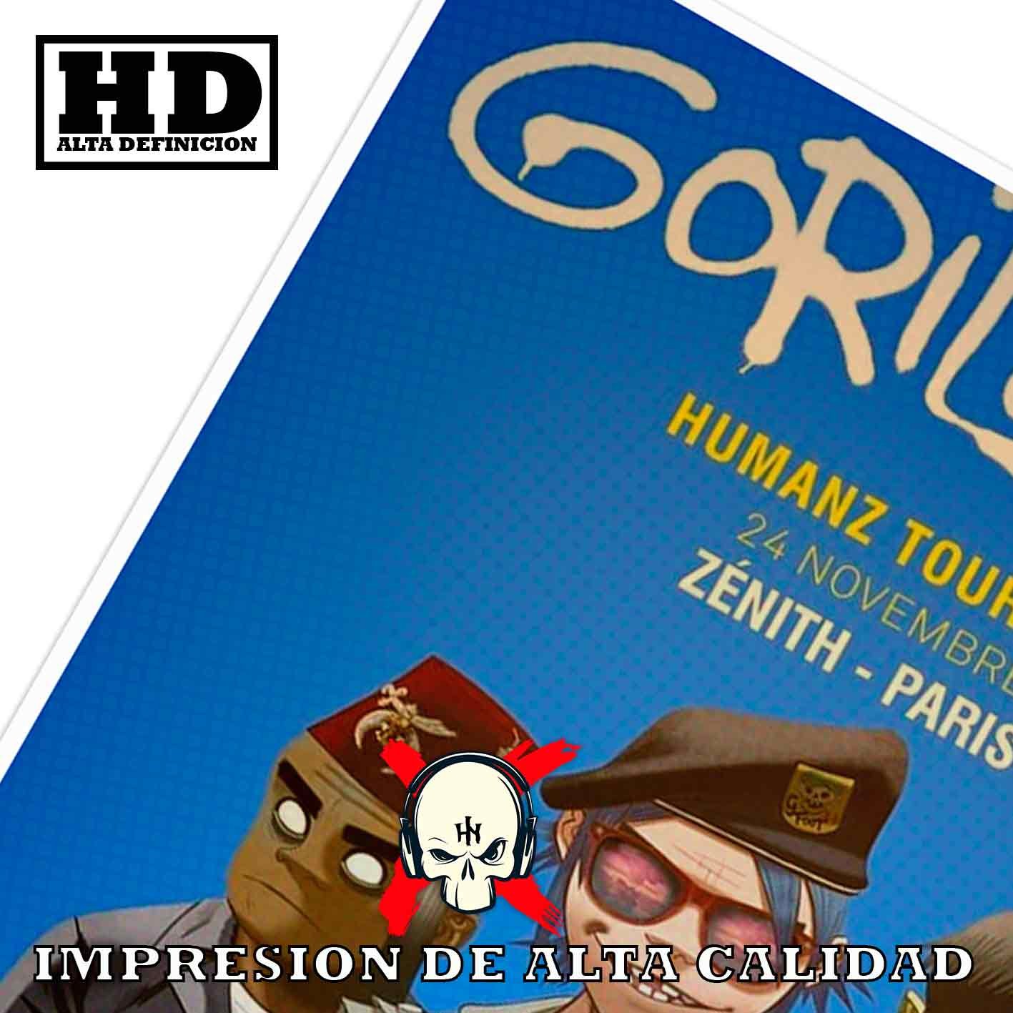 Hanna Poster Castle Rock de Historia Nuestra, Gorillaz-El Póster Personalizado, Historia Nuestra