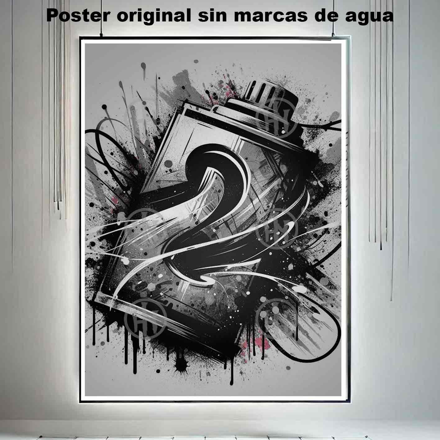 Graffiti Tatuajes Street Art Poster de Historia Nuest, Graffiti-El Póster Personalizado, Historia Nuestra