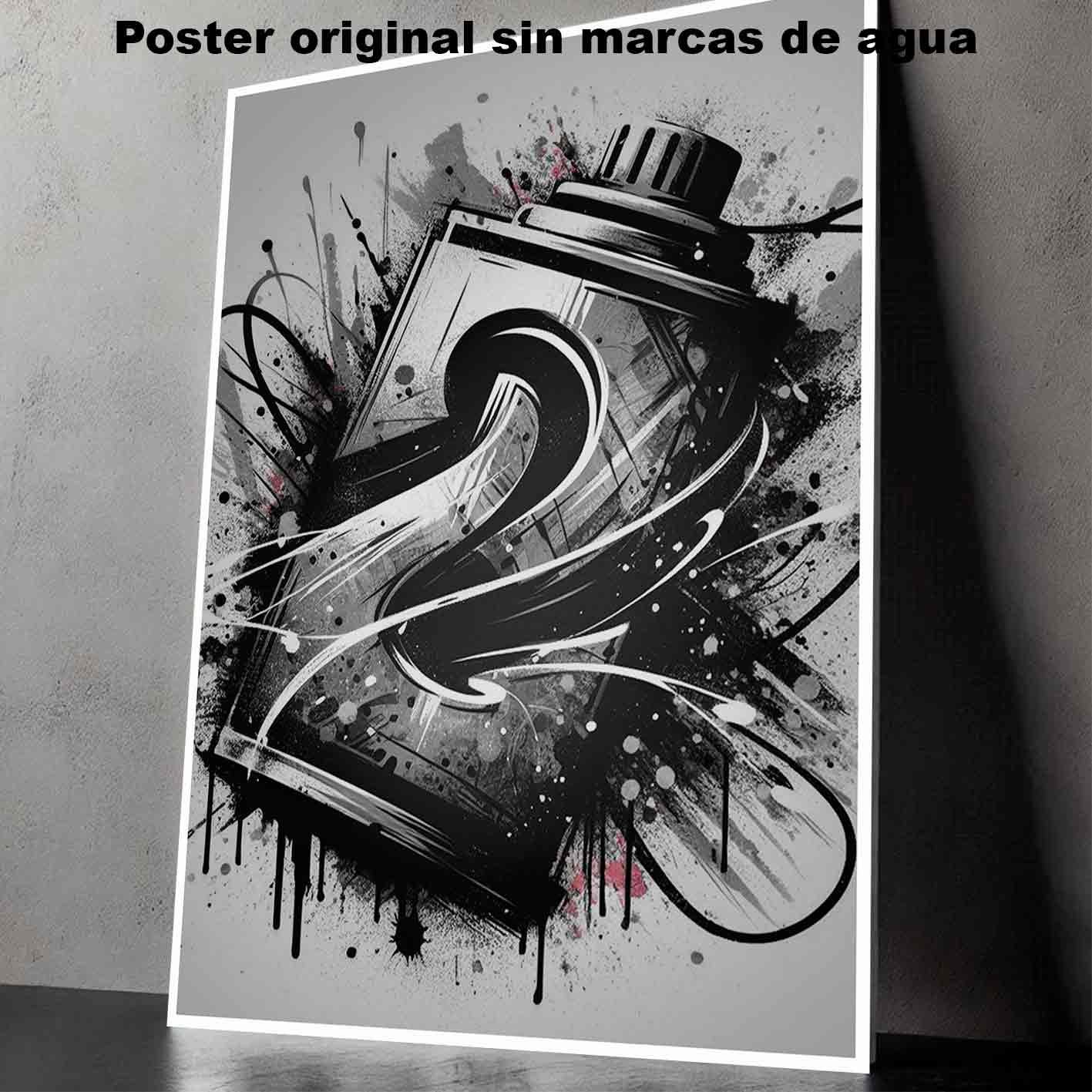 Graffiti Tatuajes Street Art Poster de Historia Nuest, Graffiti-El Póster Personalizado, Historia Nuestra