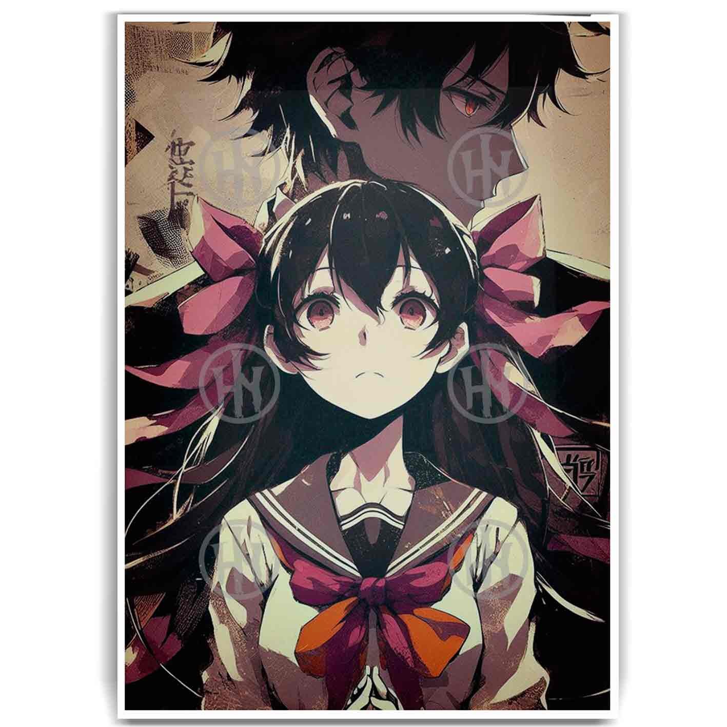 Hachikuji Mayoi Bakemonogatari Manga Romance Poster d, , Historia Nuestra