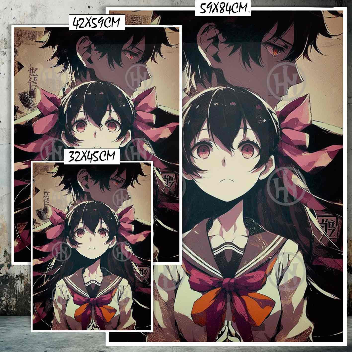 Hachikuji Mayoi Bakemonogatari Manga Romance Poster d, Hachikuji Mayoi Bakemonogatari-El Póster Personalizado, Historia Nuestra