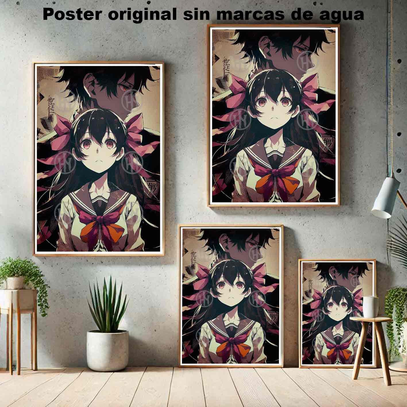 Hachikuji Mayoi Bakemonogatari Manga Romance Poster d, Hachikuji Mayoi Bakemonogatari-El Póster Personalizado, Historia Nuestra